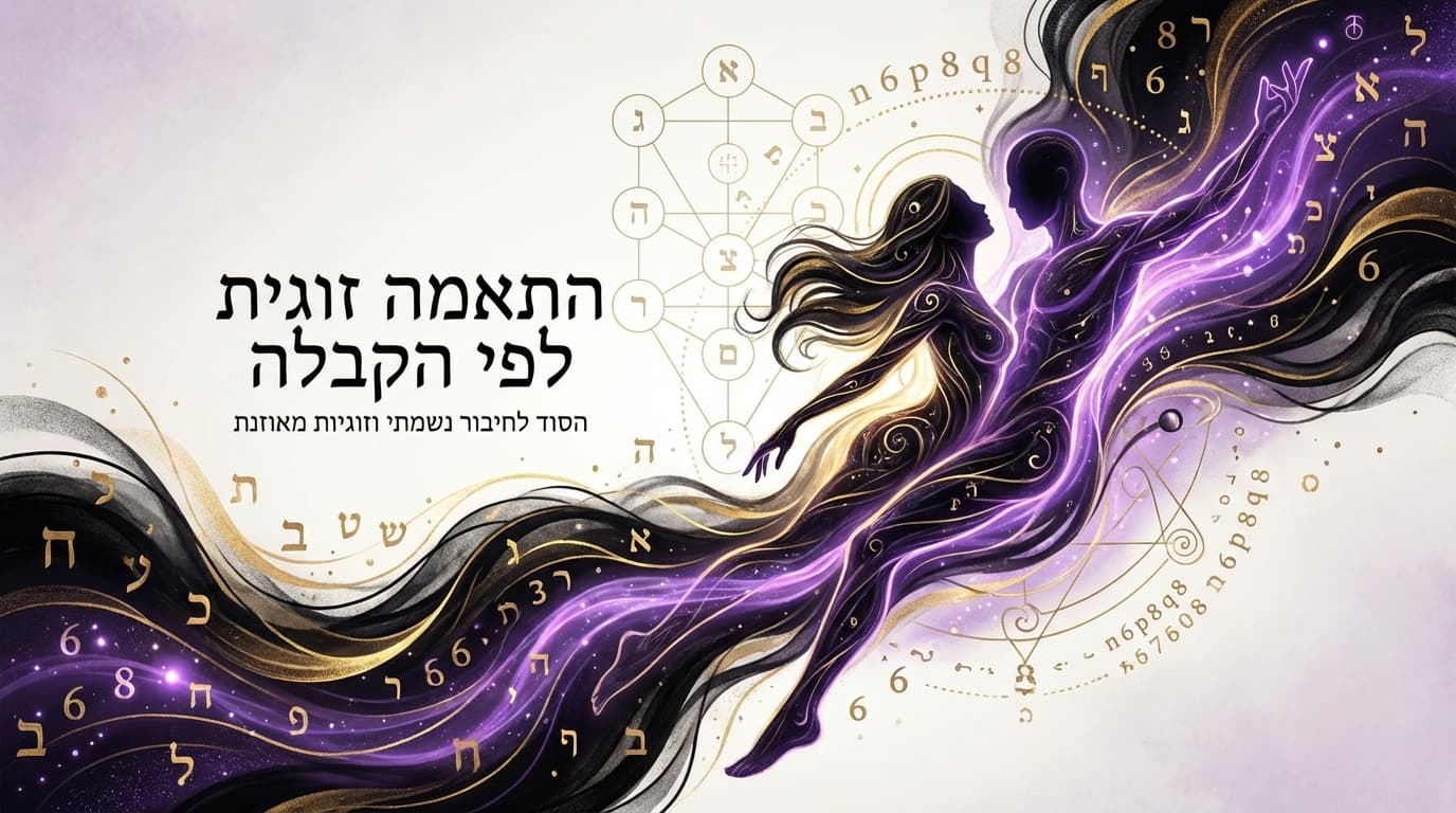 התאמה זוגית לפי הקבלה: הסוד לחיבור נשמתי וזוגיות מאוזנת