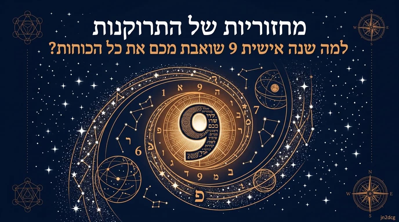 מחזוריות של התרוקנות: למה שנה אישית 9 שואבת מכם את כל הכוחות?