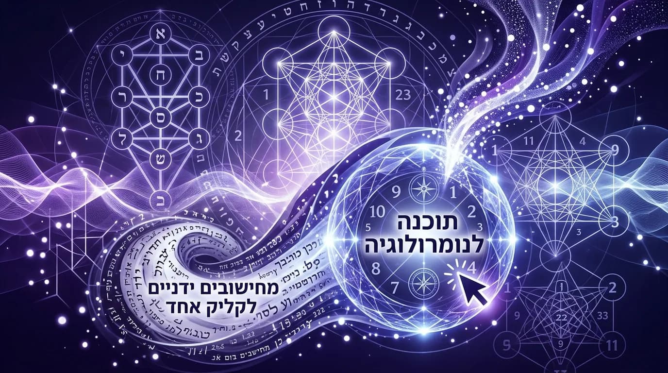 מחישובים ידניים לקליק אחד: איך טכנולוגיה משחררת את הזמן של נומרולוגים