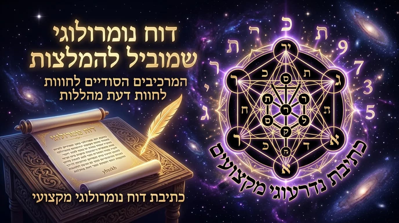 מה חובה לכלול בדוח נומרולוגי כדי שהלקוחות ימליצו עליכם הלאה?